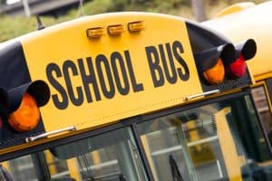 School Bus Involved in Hit and Run Crash