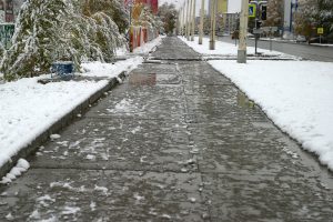 Icy Sidewalk Accidents.