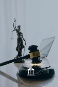 justice concept with gavel