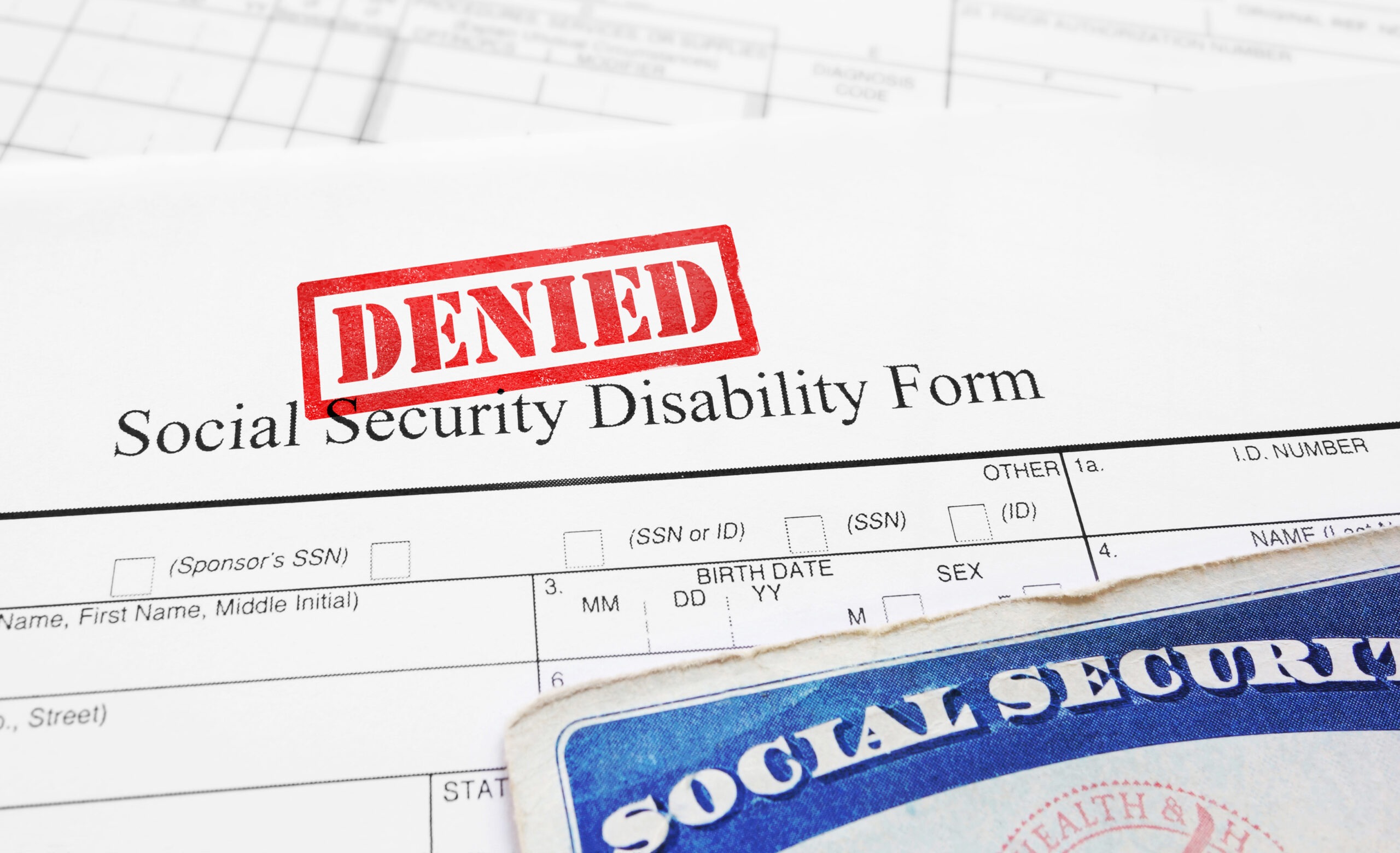 Denied,Social,Security,Disability,Application,Form